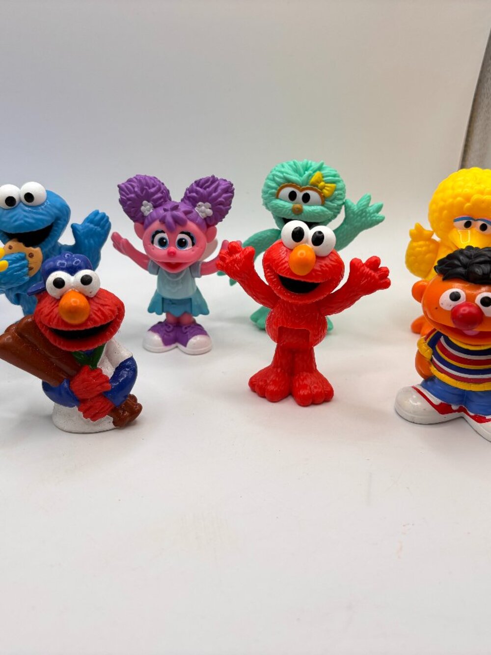 Sesame Street Friends & PVC Lot of 9 Elmo Bert Cookie Bird Abby Rosita Ernie